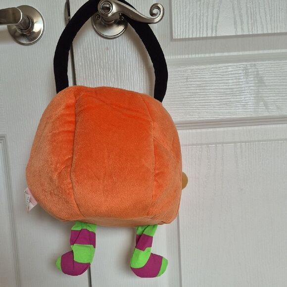 Disney Winnie The Pooh Halloween Candy Pumpkin Basket with Bear - Orange - Picture 3 of 16